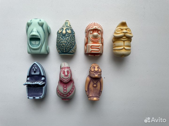 Игрушки из киндера 90х перевертыши