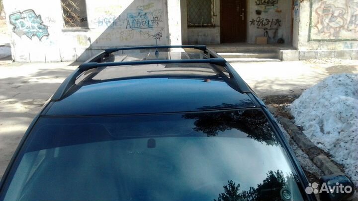 Багажник на рейлинги Subaru Forester (чёрный)