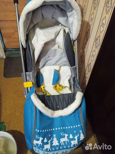 Детские сани с колесами