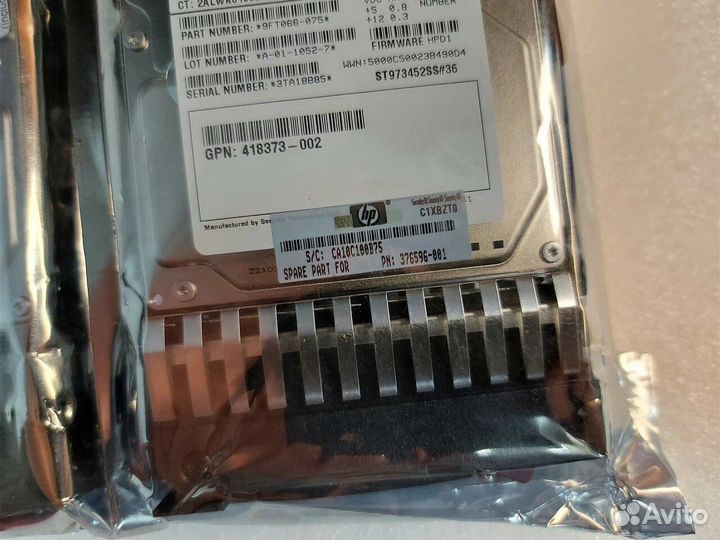 HP 36GB 10K 3G SAS SP 2.5