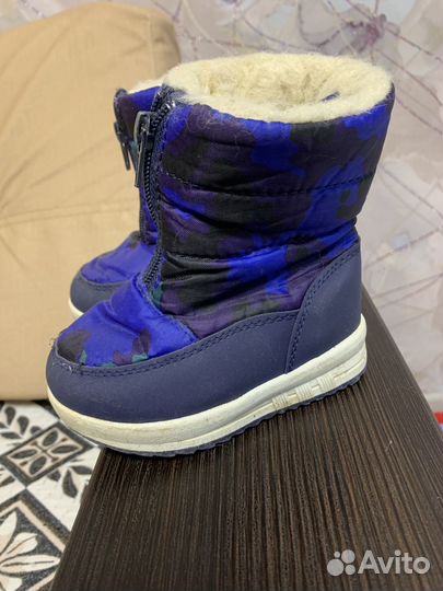 Дутики зимние для мальчика 23
