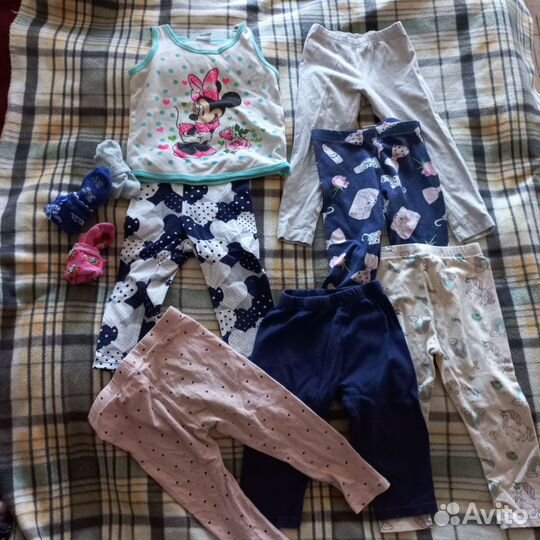 Лосины, майки 86-92