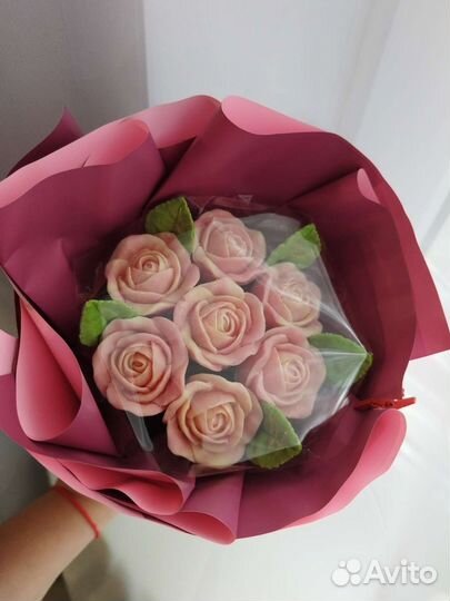 Букеты из шоколадных роз, букеты из шоколада