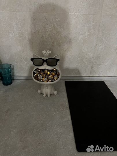 Подсвечник. Конфетница. Ключница кошка