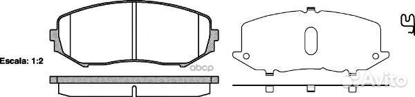 1225 02 5520065J00 колодки дисковые п Suzuki