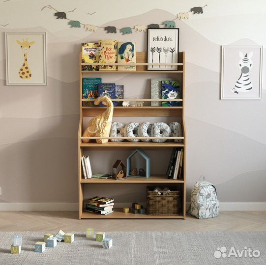 Стеллаж для игрушек детский Бумми 6 Монтессори