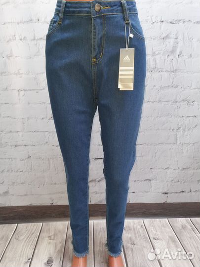 Джинсы женские скинни синие 46р