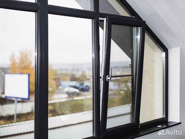 Ремонт окон, стеклопакет шумозащитный RAL39323