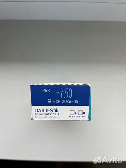 Alcon dailies aquacomfort plus -7.5