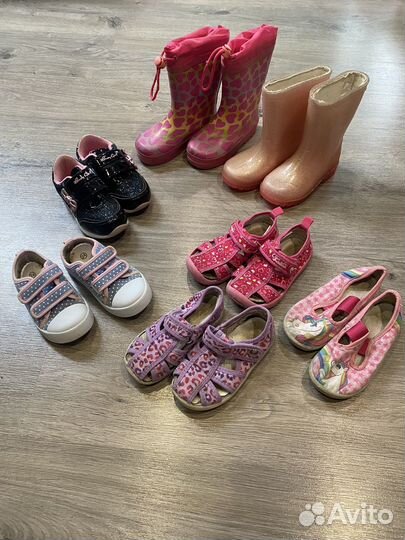 Сапоги кросовки сандали для девочки 25 24