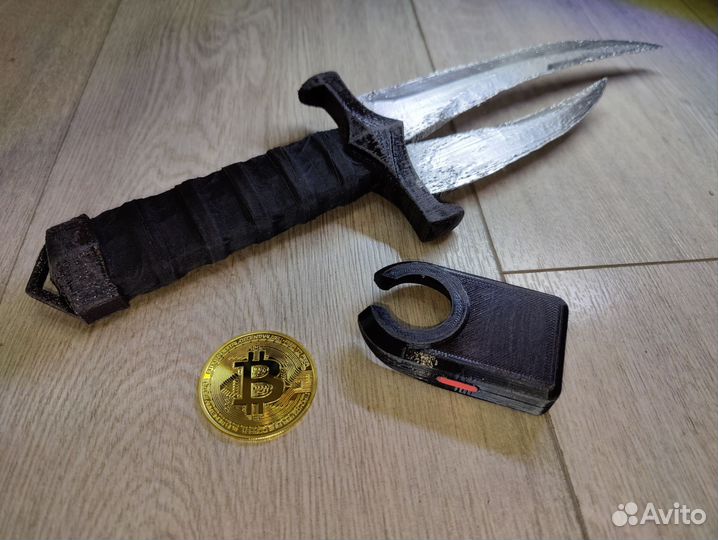 Нож сектанта Тарков +ledx + Bitcoin Tarkov подарок