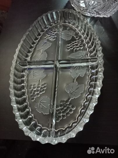 Ваза хрустальная