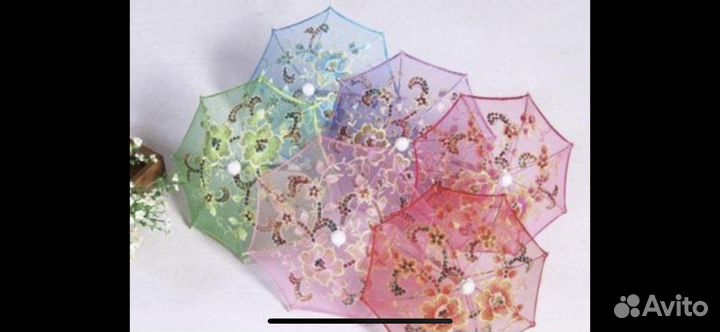 Зонт.35см.50см.с паетками.декоративный.Танцы.новые