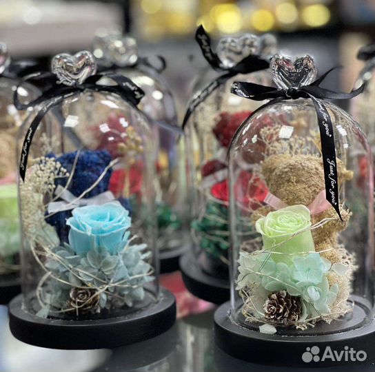 Мишки в колбе на подарок девушке