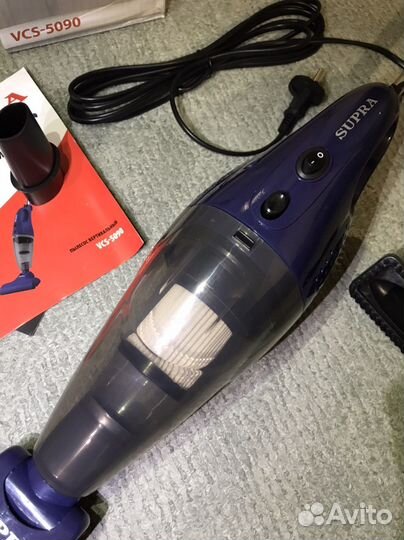 Вертикальный пылесос Supra 2в 1.Новый