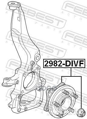 Ступица колеса перед прав/лев land rover