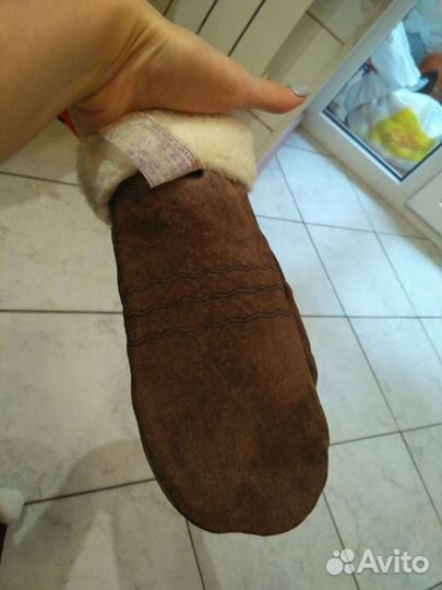 Варежки/рукавицы замшевые,Винтажные