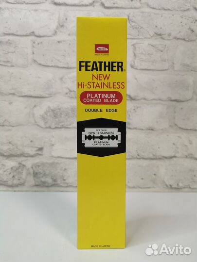 Блок лезвий Feather Platinum (200 шт)