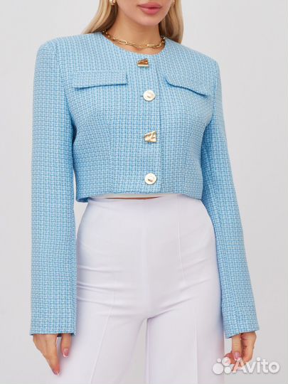 Твидовый жакет