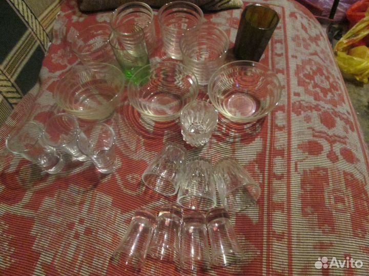 Стаканы, стопки и другая посуда, СССР, новая