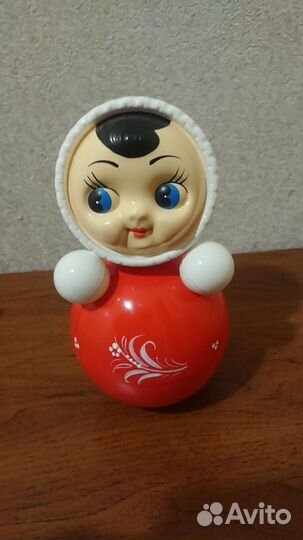 Игрушка неваляшка СССР взади скол