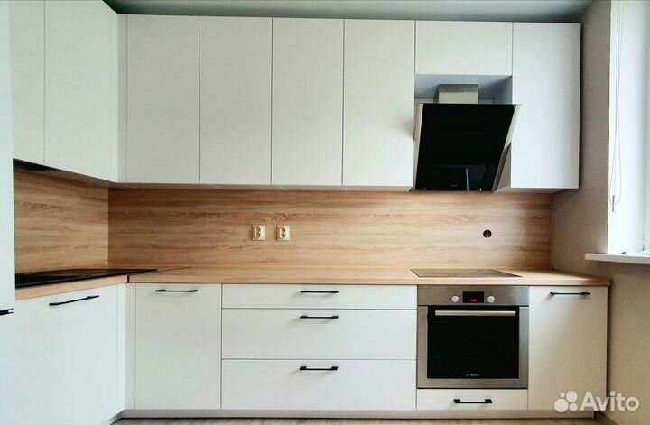 Кухня белая классика по индивидуальным размерам