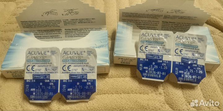 Контактные линзы Acuvue Oasys
