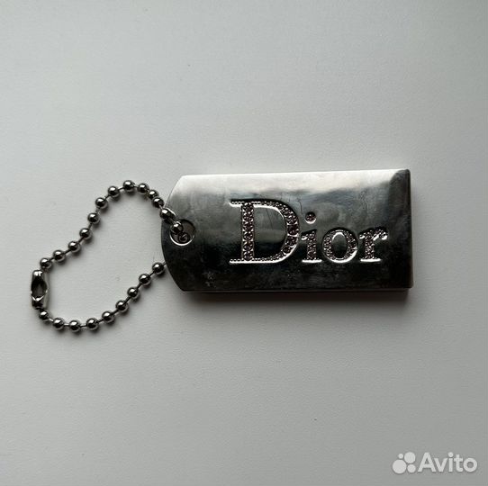 Dior sparkling брелок блеск помада 001