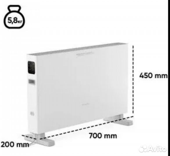 Умный Обогреватель Smartmi Electric Heater 1S