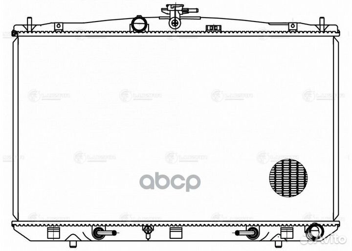 Радиатор охлаждения двигателя lexus RX