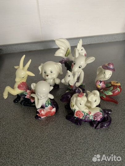 Фарфоровые статуэтки Pavone