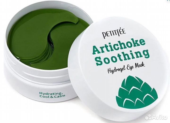 Petitfee Патчи для глаз с экстрактом артишока опт