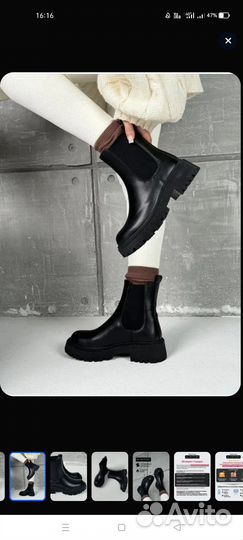 Ботинки Челси демисезонные 36-35 р