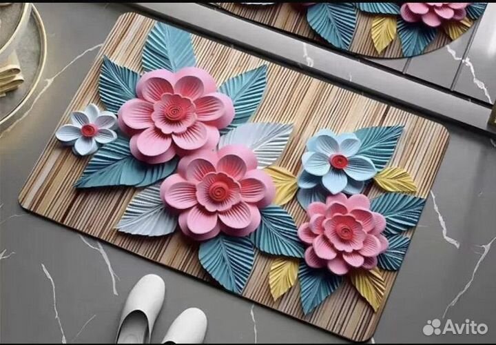 Коврик для ванной 3D эффект,50/80