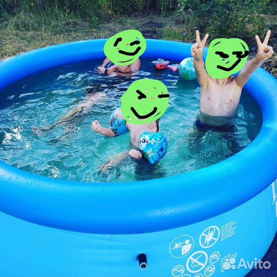 Бассейн intex easy set 244х76 см с насосом