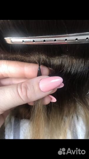 Холодное капсульное наращивание волос