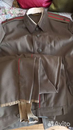 Военная форма СССР партупея, ремни, парадный