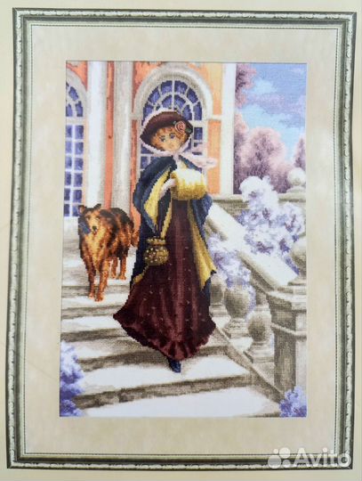 Набор для вышивания Золотое Руно чм-016 Барышня