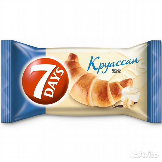 Круассан 7 Days Миди с кремом Ваниль 65г Чипита