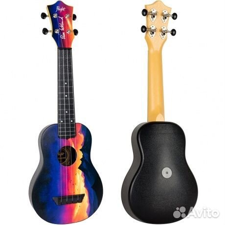 Укулеле flight TUS-EE sunset Elise Ecklund Travel