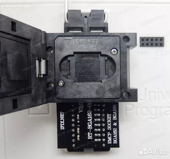 BGA162 / BGA186 emmc адаптер RT-BGA162-01 арт 999