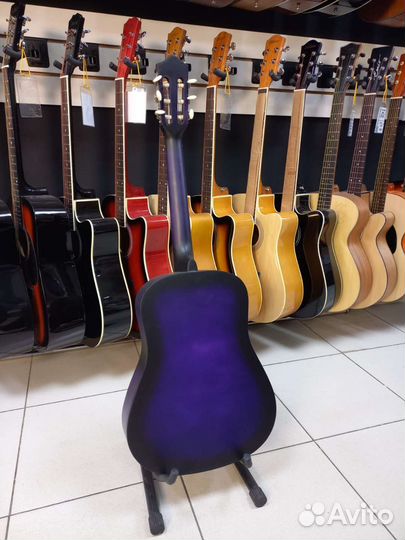 Классическая гитара Фиолетовая Новая