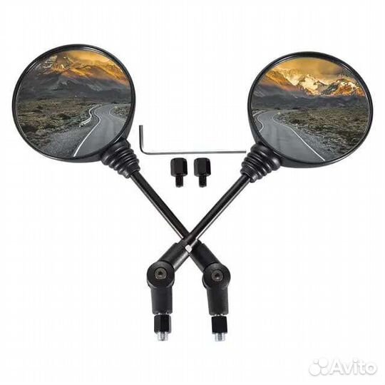 Складные зеркала на мотоцикл