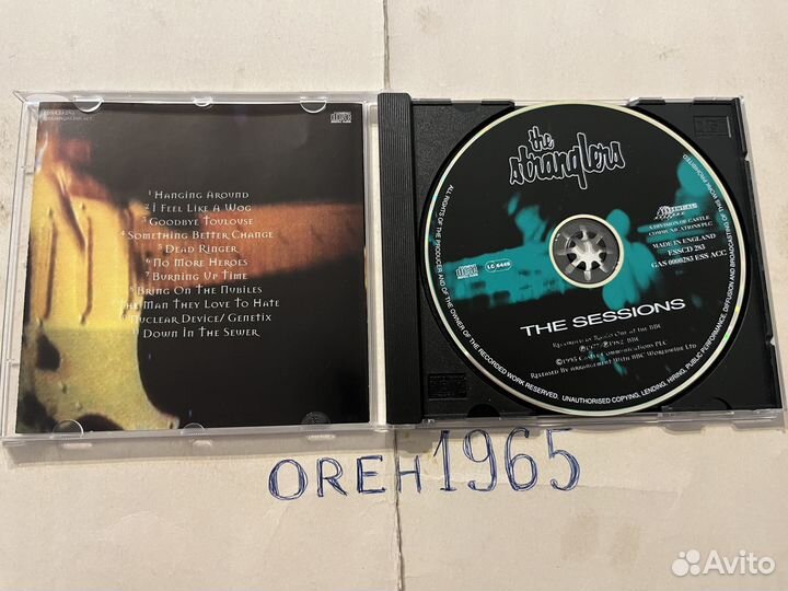 The Stranglers – The Sessions (CD). 1995, UK, M/M