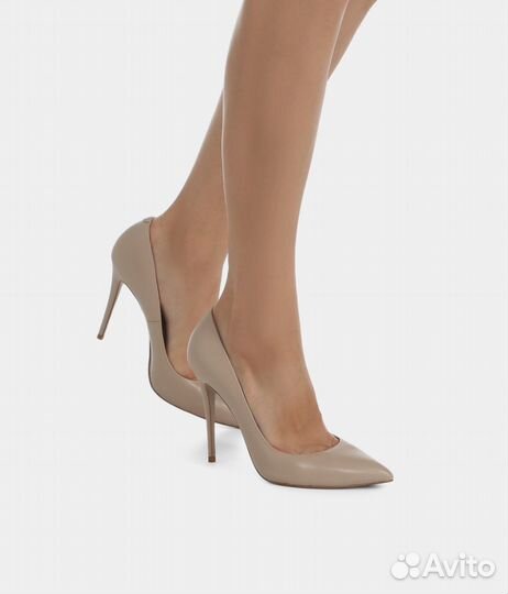 Туфли лодочки бежевые