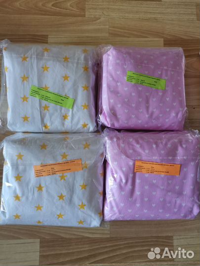 Детское постельное белье на резинках