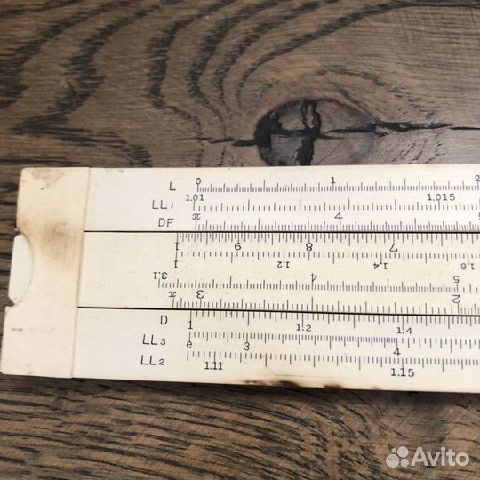 Линейка логарифмическая 1973