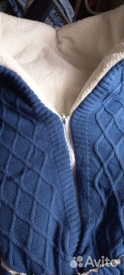 Кокон- одеяло в коляску для мальчика зимний