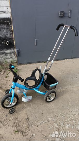 Детский трехколесный велосипед коляска