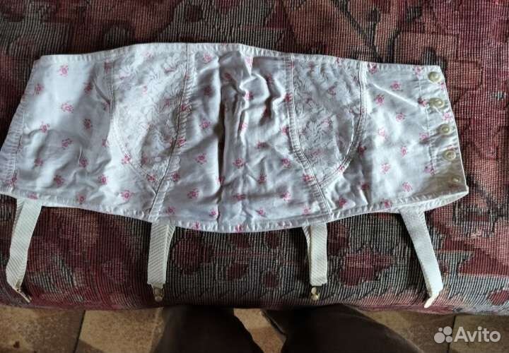 Женский атласный пояс для чулок